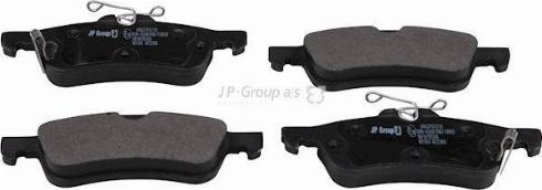 JP Group 3463701210 - Kit de plaquettes de frein, frein à disque cwaw.fr