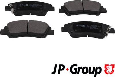 JP Group 3563604910 - Kit de plaquettes de frein, frein à disque cwaw.fr