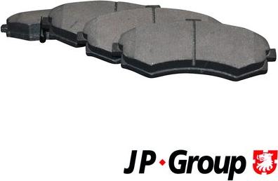 JP Group 3563600110 - Kit de plaquettes de frein, frein à disque cwaw.fr