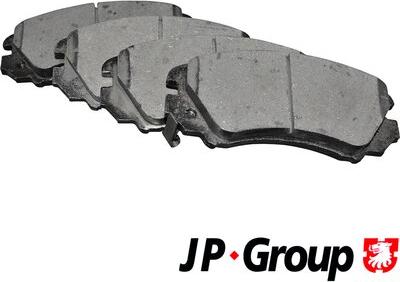 JP Group 3563600210 - Kit de plaquettes de frein, frein à disque cwaw.fr