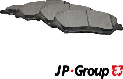 JP Group 3563600710 - Kit de plaquettes de frein, frein à disque cwaw.fr