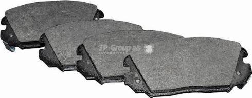 JP Group 3563601510 - Kit de plaquettes de frein, frein à disque cwaw.fr