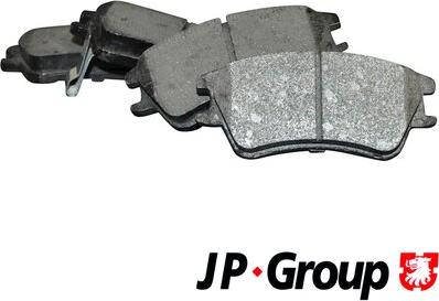 JP Group 3563601010 - Kit de plaquettes de frein, frein à disque cwaw.fr