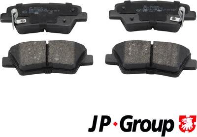 JP Group 3563700910 - Kit de plaquettes de frein, frein à disque cwaw.fr