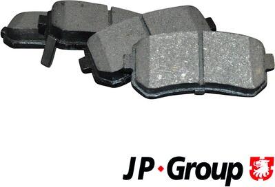 JP Group 3563700610 - Kit de plaquettes de frein, frein à disque cwaw.fr