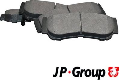 JP Group 3563700710 - Kit de plaquettes de frein, frein à disque cwaw.fr