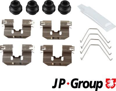 JP Group 3664002810 - Kit d'accessoires, plaquette de frein à disque cwaw.fr