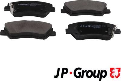 JP Group 3663604210 - Kit de plaquettes de frein, frein à disque cwaw.fr