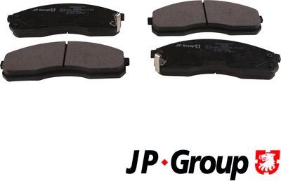 JP Group 3663600310 - Kit de plaquettes de frein, frein à disque cwaw.fr