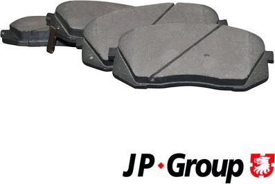 JP Group 3663600710 - Kit de plaquettes de frein, frein à disque cwaw.fr