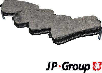 JP Group 3663700410 - Kit de plaquettes de frein, frein à disque cwaw.fr