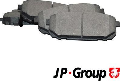 JP Group 3663700110 - Kit de plaquettes de frein, frein à disque cwaw.fr