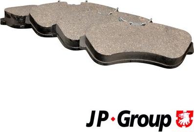 JP Group 3163600510 - Kit de plaquettes de frein, frein à disque cwaw.fr