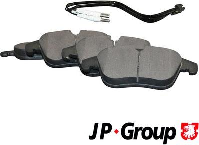 JP Group 3163600610 - Kit de plaquettes de frein, frein à disque cwaw.fr