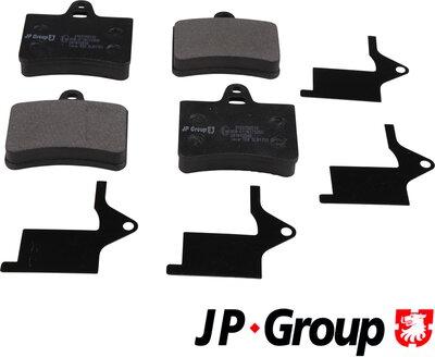 JP Group 3163700510 - Kit de plaquettes de frein, frein à disque cwaw.fr