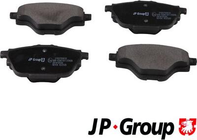 JP Group 3163700610 - Kit de plaquettes de frein, frein à disque cwaw.fr