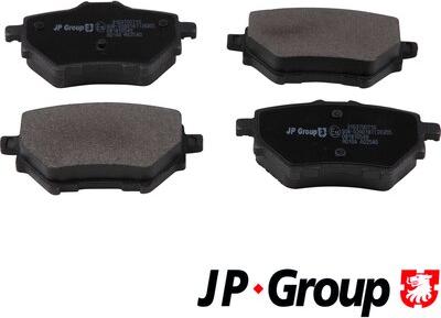 JP Group 3163700710 - Kit de plaquettes de frein, frein à disque cwaw.fr