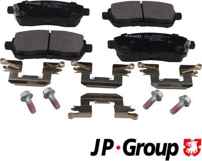 JP Group 3863604610 - Kit de plaquettes de frein, frein à disque cwaw.fr