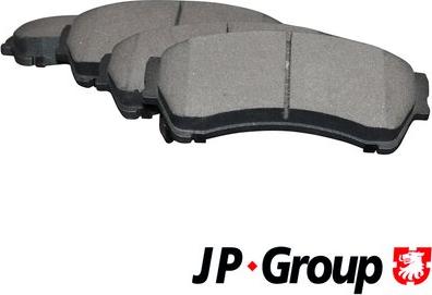 JP Group 3863600910 - Kit de plaquettes de frein, frein à disque cwaw.fr