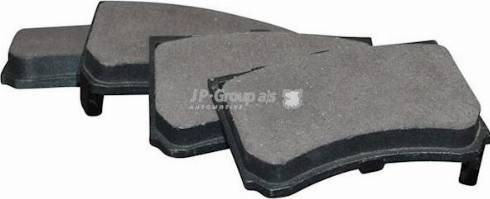 JP Group 3863600110 - Kit de plaquettes de frein, frein à disque cwaw.fr