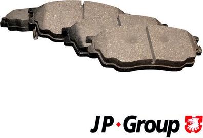 JP Group 3863600710 - Kit de plaquettes de frein, frein à disque cwaw.fr