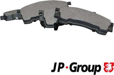 JP Group 3863601110 - Kit de plaquettes de frein, frein à disque cwaw.fr