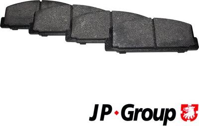 JP Group 3863700610 - Kit de plaquettes de frein, frein à disque cwaw.fr