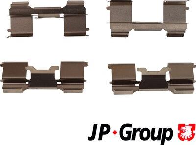 JP Group 3364003510 - Kit d'accessoires, plaquette de frein à disque cwaw.fr