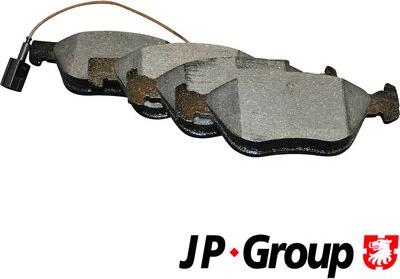 JP Group 3363600810 - Kit de plaquettes de frein, frein à disque cwaw.fr