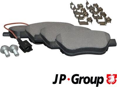 JP Group 3363601310 - Kit de plaquettes de frein, frein à disque cwaw.fr