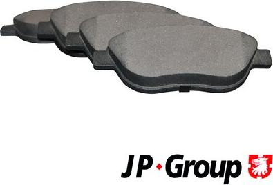 JP Group 3363601710 - Kit de plaquettes de frein, frein à disque cwaw.fr