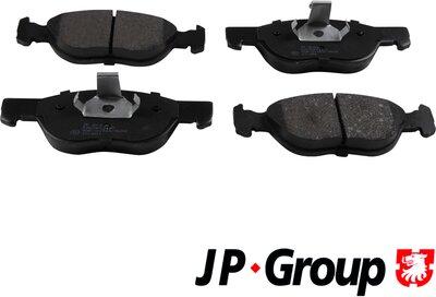 JP Group 3363602410 - Kit de plaquettes de frein, frein à disque cwaw.fr