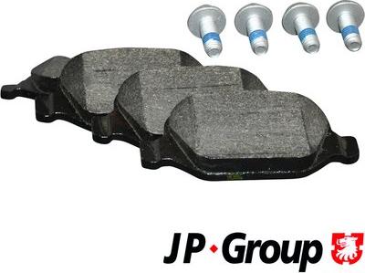 JP Group 3363700110 - Kit de plaquettes de frein, frein à disque cwaw.fr