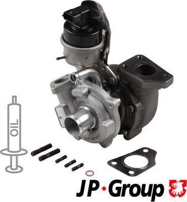 JP Group 3317400400 - Turbocompresseur, suralimentation cwaw.fr