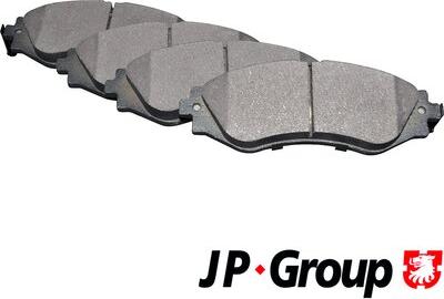 JP Group 3263600310 - Kit de plaquettes de frein, frein à disque cwaw.fr