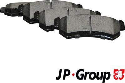 JP Group 3263700310 - Kit de plaquettes de frein, frein à disque cwaw.fr