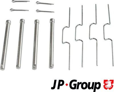 JP Group 3764000710 - Kit d'accessoires, plaquette de frein à disque cwaw.fr