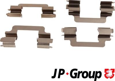 JP Group 3764001110 - Kit d'accessoires, plaquette de frein à disque cwaw.fr