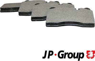 JP Group 3763600510 - Kit de plaquettes de frein, frein à disque cwaw.fr