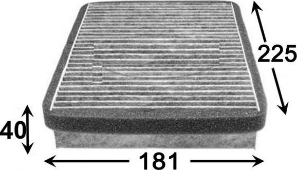 JS Asakashi AC0166C - Filtre, air de l'habitacle cwaw.fr