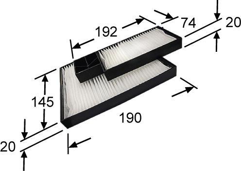 JS Asakashi AC0160SET - Filtre, air de l'habitacle cwaw.fr