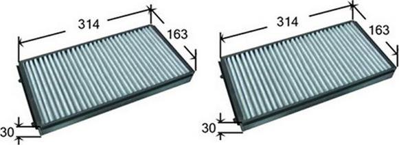 JS Asakashi AC0129SET - Filtre, air de l'habitacle cwaw.fr