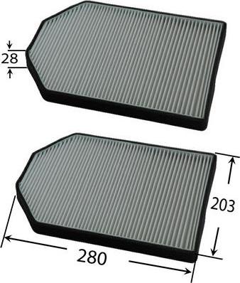 JS Asakashi AC0122SET - Filtre, air de l'habitacle cwaw.fr