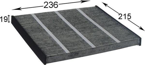 JS Asakashi AC103C - Filtre, air de l'habitacle cwaw.fr