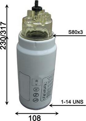 JS Asakashi FC0032S - Filtre à carburant cwaw.fr