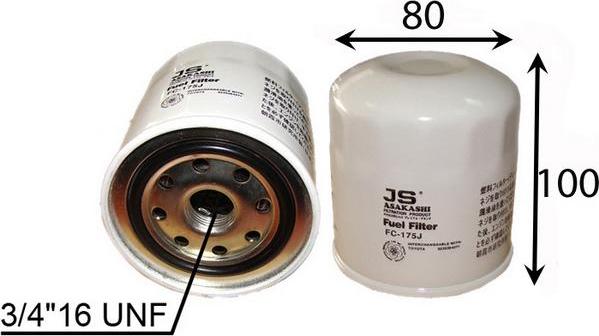 JS Asakashi FC175J - Filtre à carburant cwaw.fr