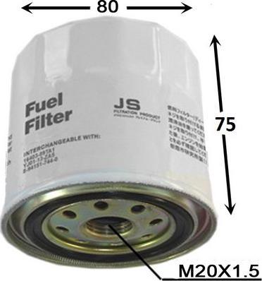 JS Asakashi FC707J - Filtre à carburant cwaw.fr