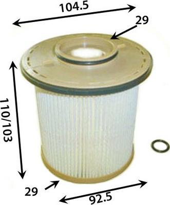 JS Asakashi FE26034 - Filtre à carburant cwaw.fr