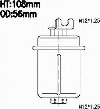 JS Asakashi FS9040 - Filtre à carburant cwaw.fr