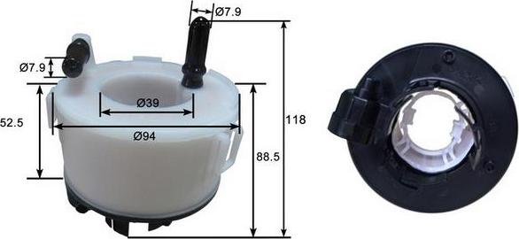 JS Asakashi FS9219 - Filtre à carburant cwaw.fr